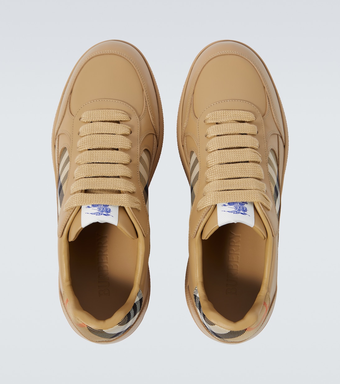 Sneakers Burberry Check aus Leder | Burberry