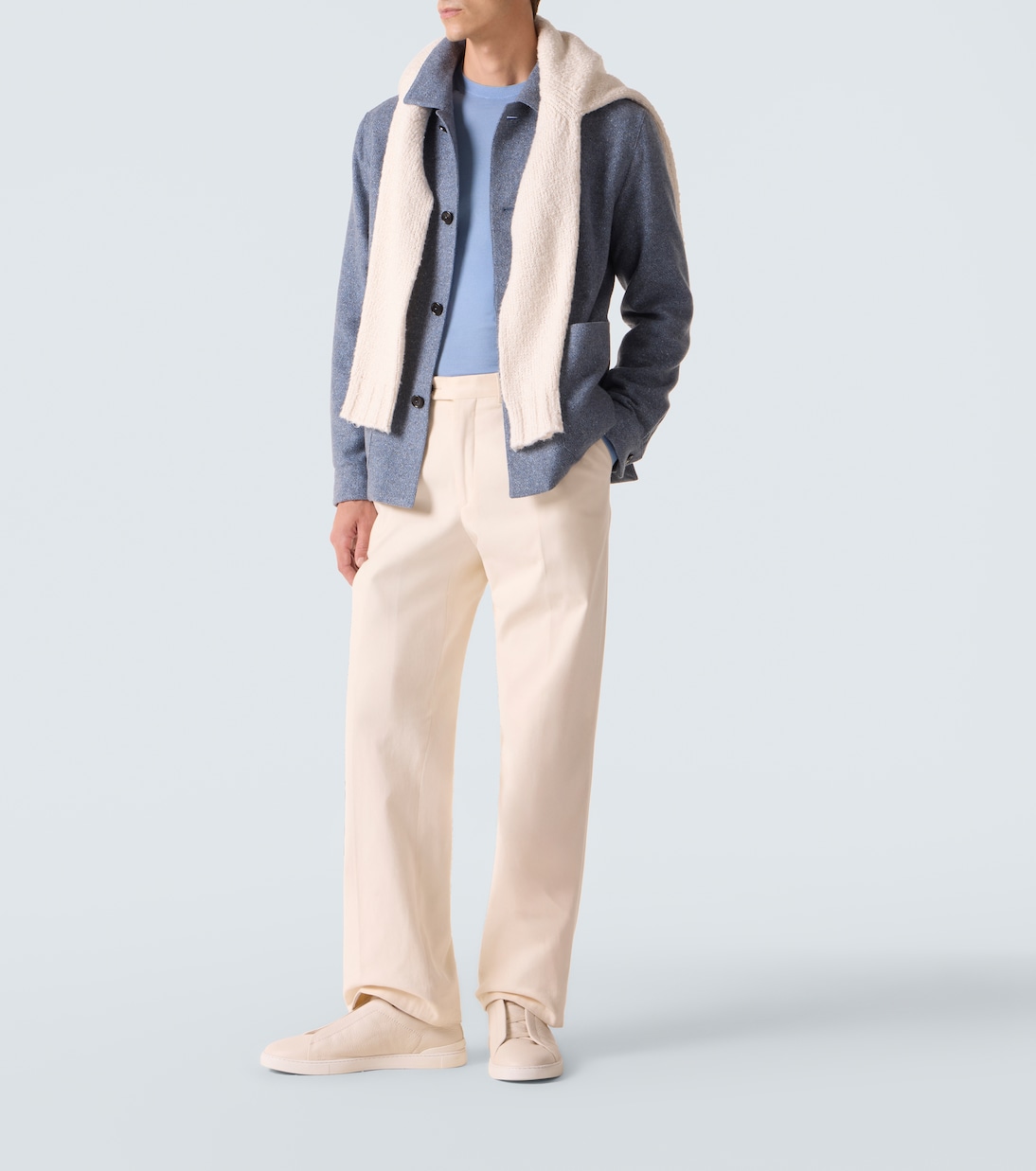 Hemdjacke aus Kaschmir und Seide | Zegna