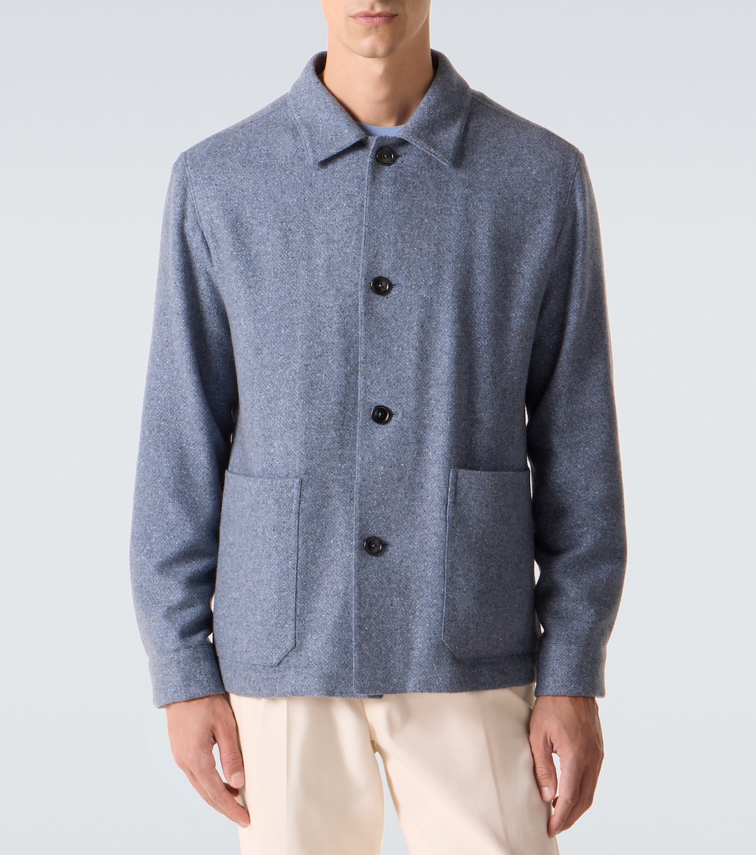 Hemdjacke aus Kaschmir und Seide | Zegna