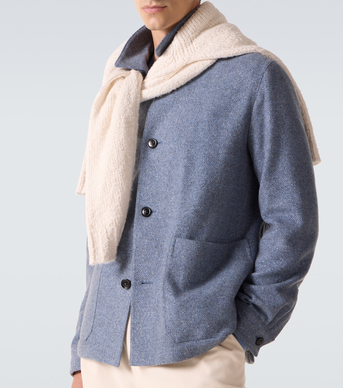 Hemdjacke aus Kaschmir und Seide | Zegna