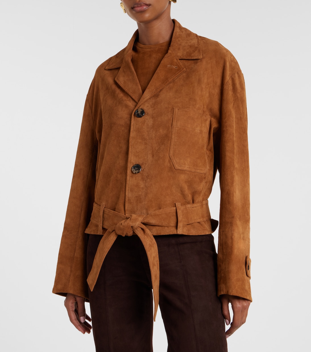 Giacca Alfi in suede  | Stouls
