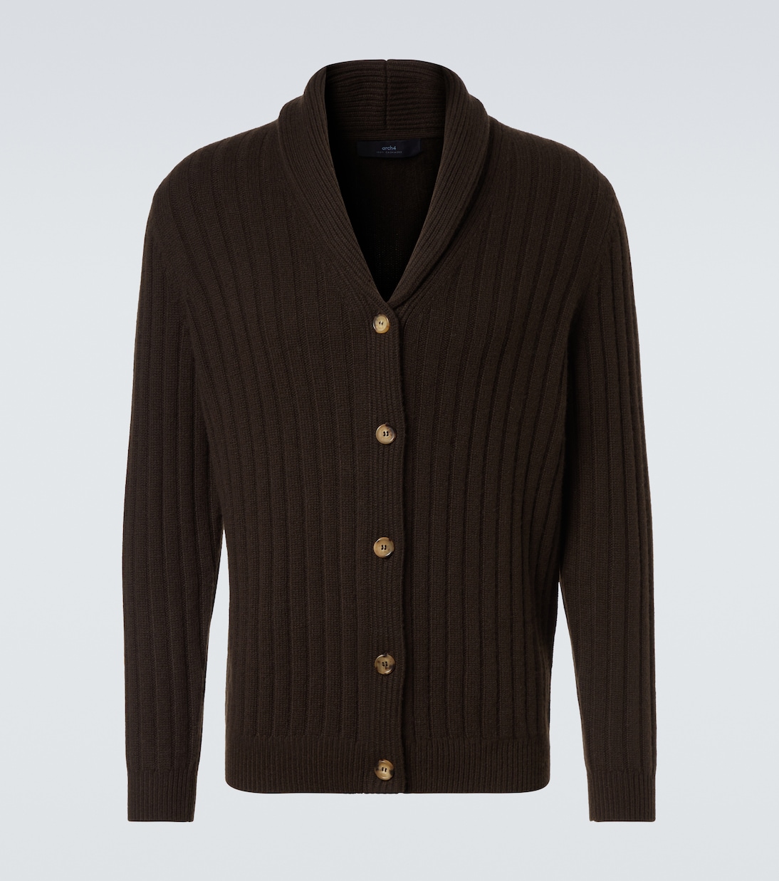 Mr Denver ribbed-knit cashmere cardigan | Arch4