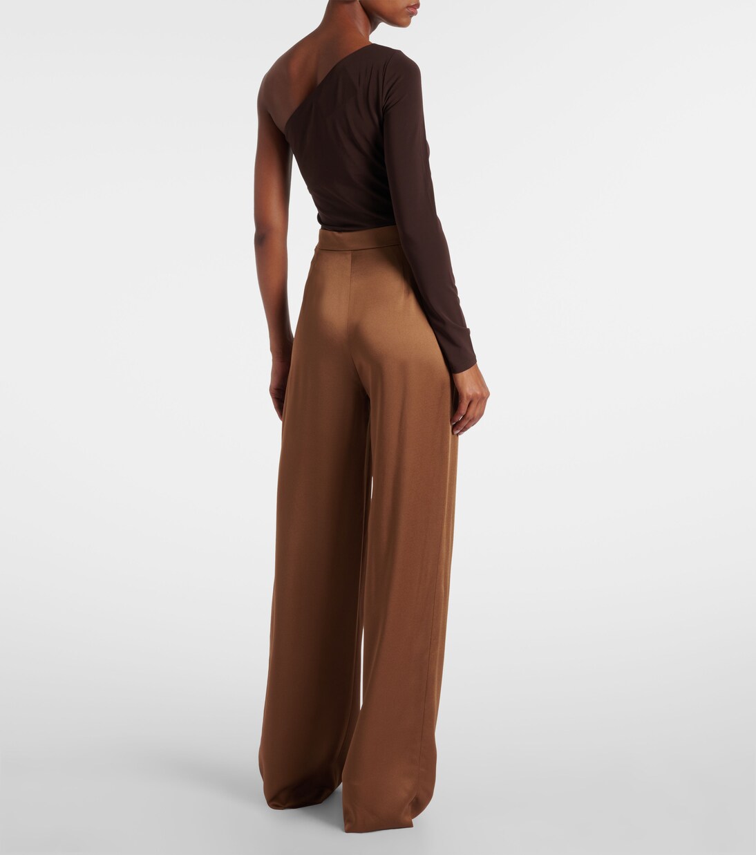 Pantalones anchos Dritto de satén  | Max Mara
