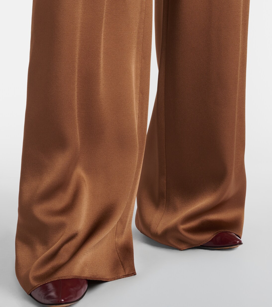 Pantalones anchos Dritto de satén  | Max Mara
