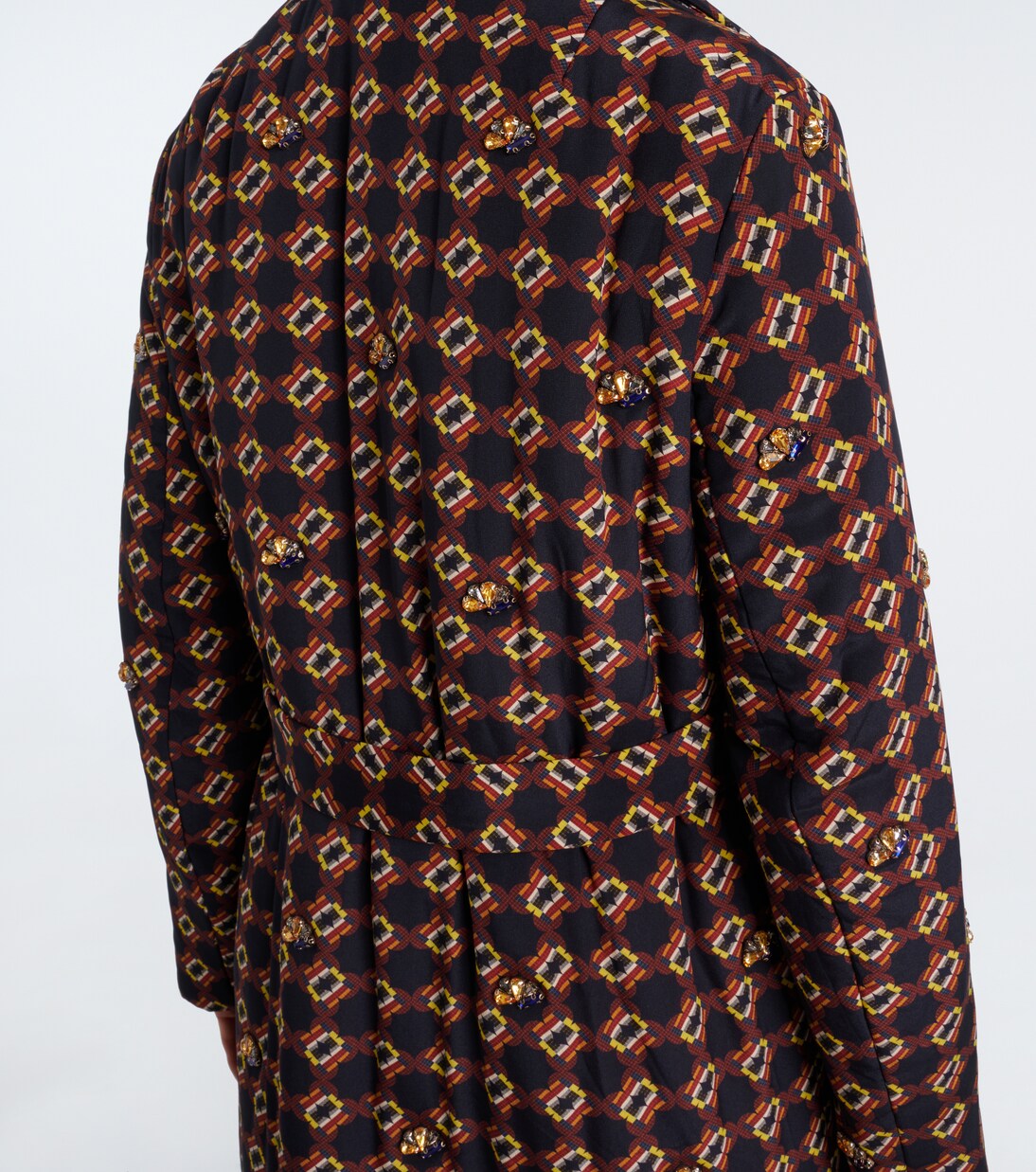 Manteau en soie à sequins | Dries Van Noten