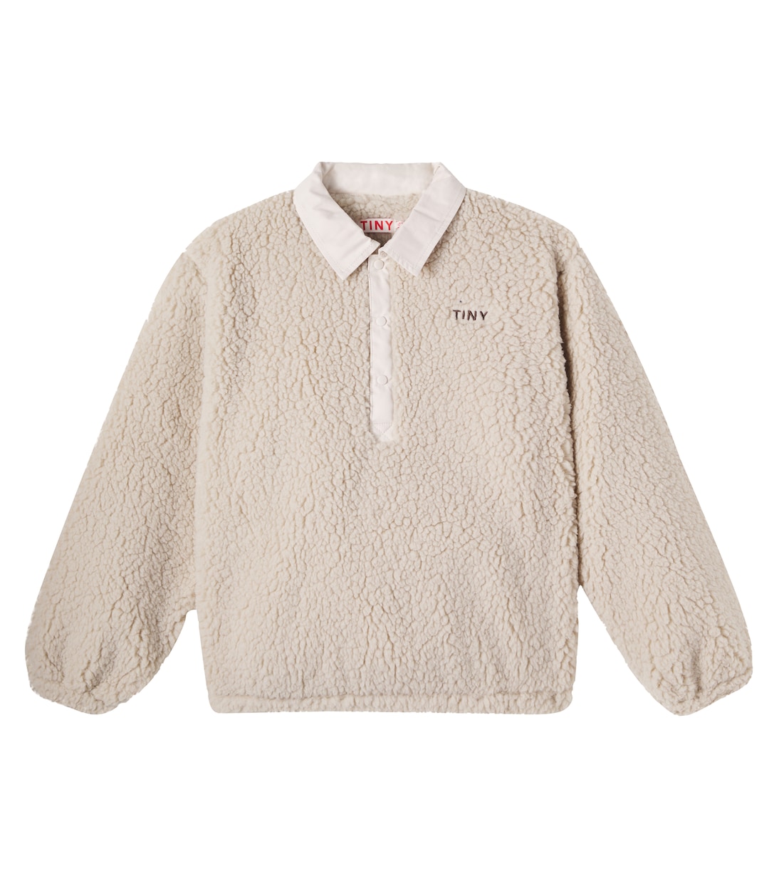 Polopullover aus Teddyfleece | Tinycottons