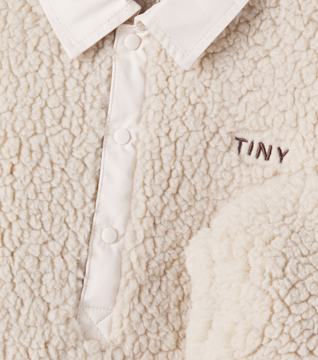 Polopullover aus Teddyfleece | Tinycottons