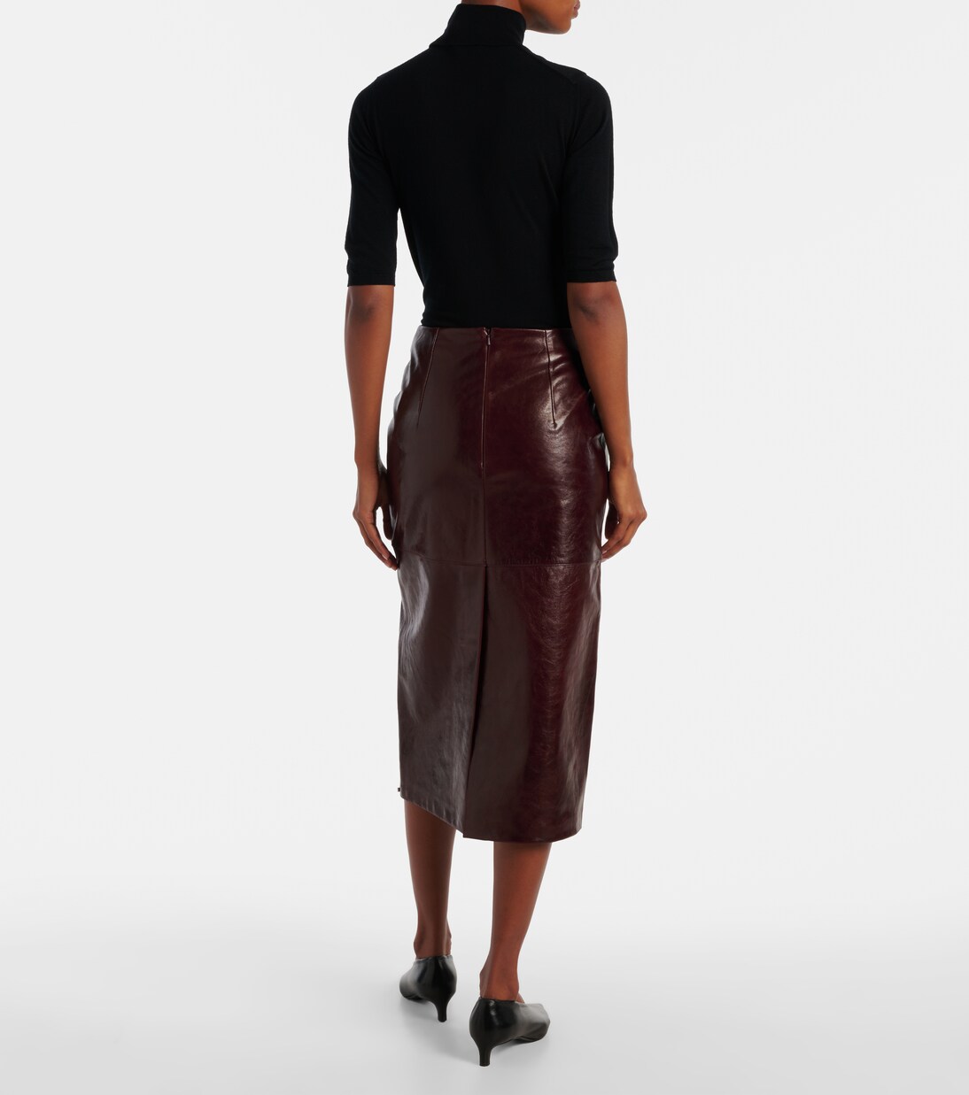 تنورة طويلة من الجلد Afa | Sportmax