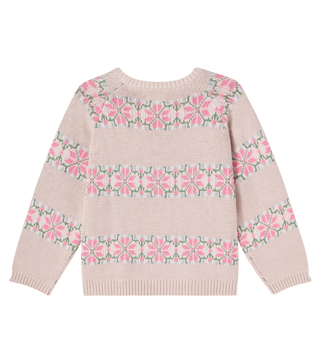 Pullover Alberte aus Baumwoll-Jacquard | Wheat