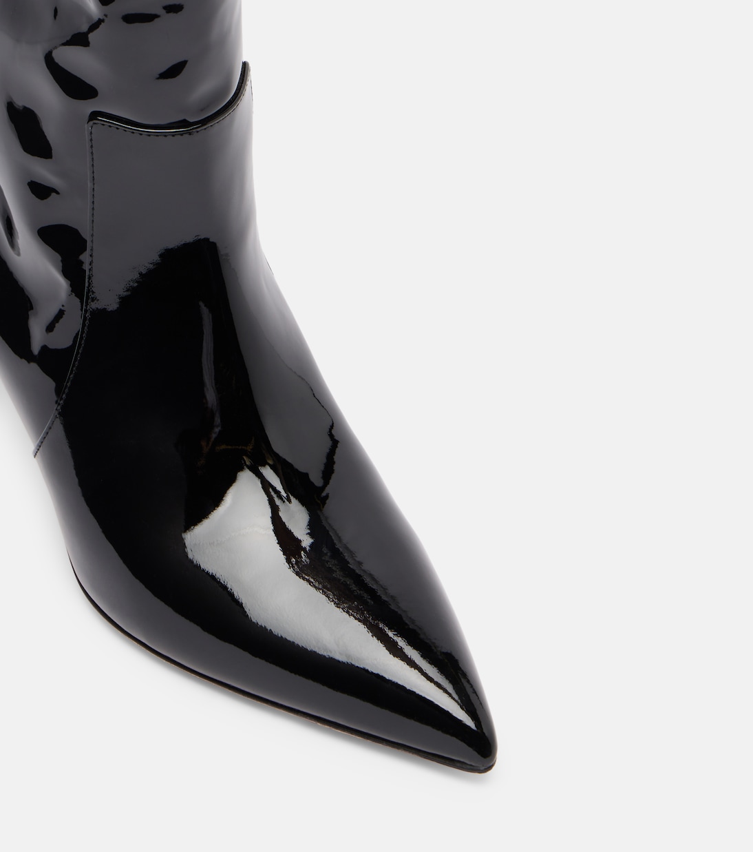 60 patent leather knee-high boots | Paris Texas
