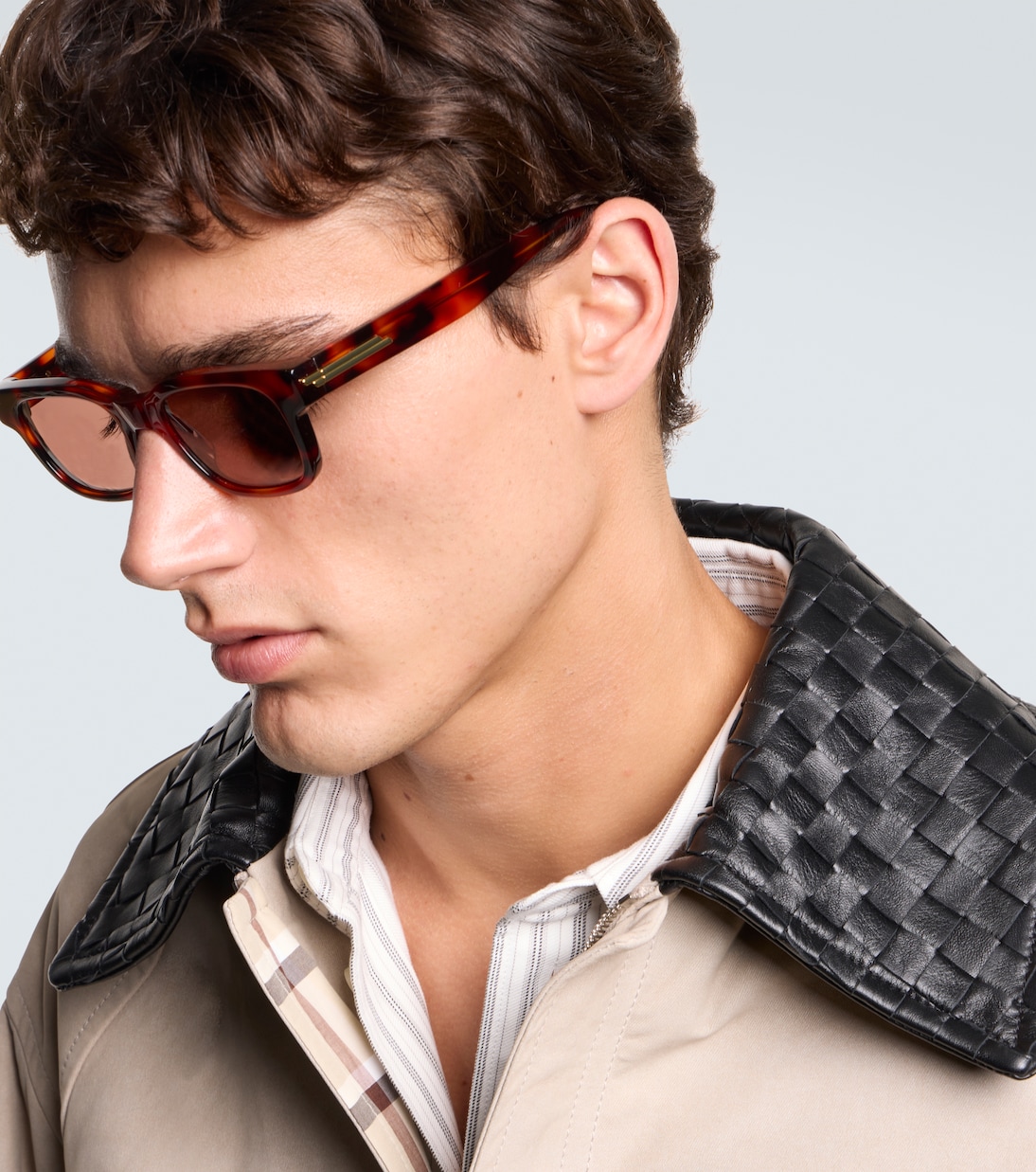 Stretch square sunglasses | Bottega Veneta
