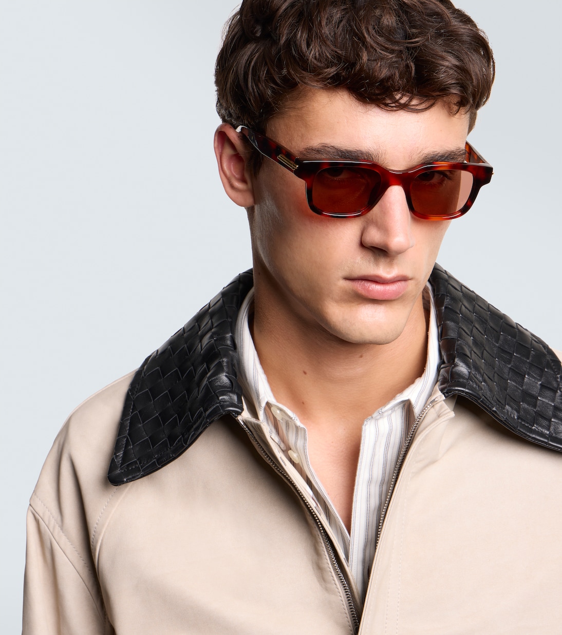 Stretch square sunglasses | Bottega Veneta