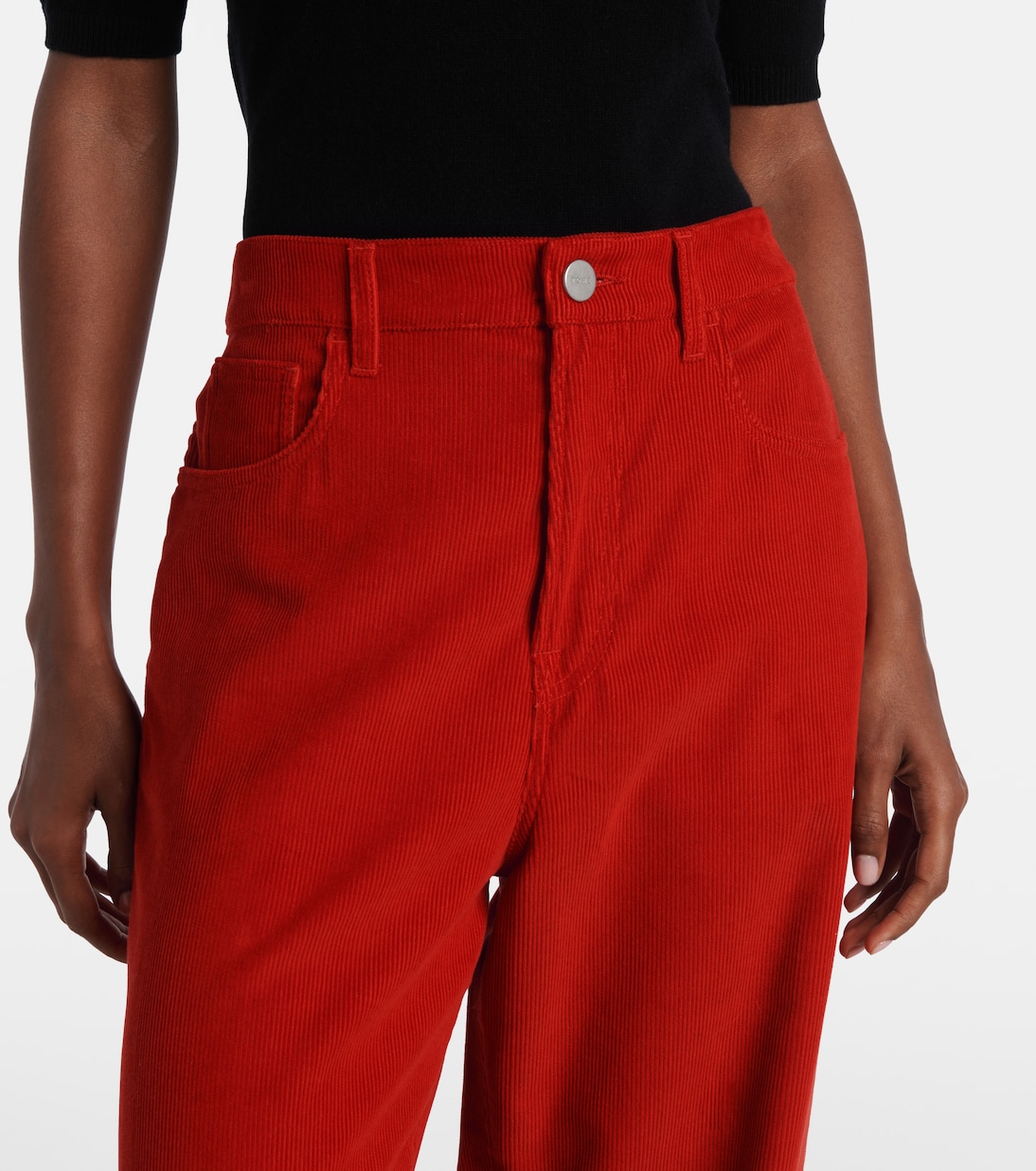 Cotton corduroy wide-leg pants | Róhe