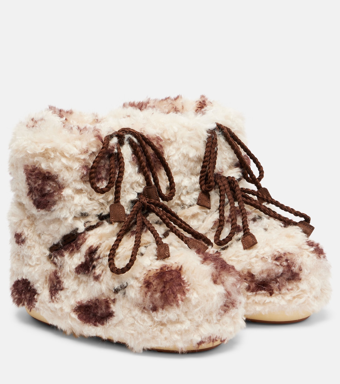 Cow-print boots | Moon Boot