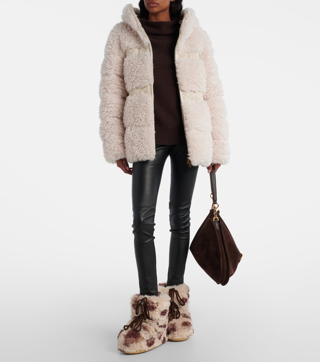 Cow-print boots | Moon Boot