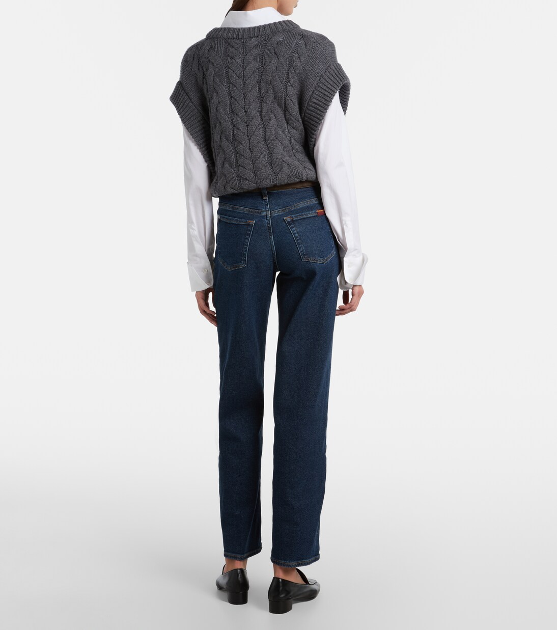 Mid-Rise Straight Jeans Stovepipe Straight | 7 For All Mankind
