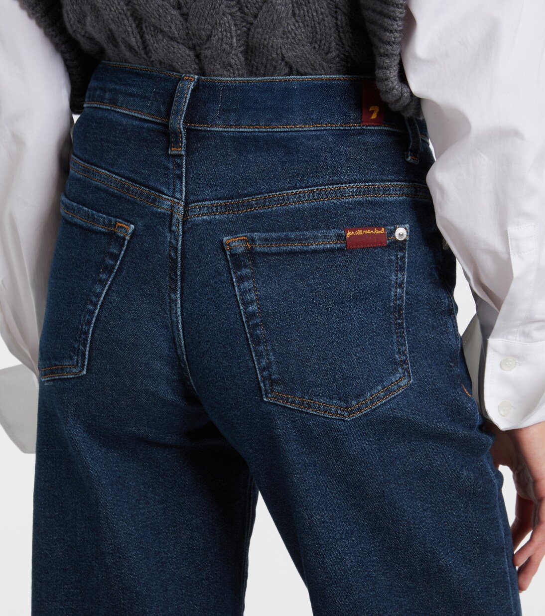 Mid-Rise Straight Jeans Stovepipe Straight | 7 For All Mankind
