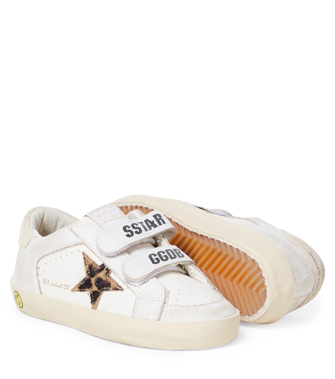 Old School leather sneakers | Golden Goose Kids