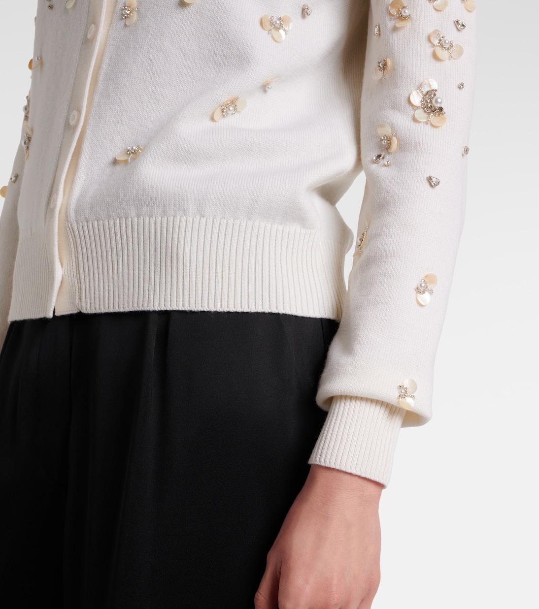 Bestickter Cardigan aus Schurwolle | Oscar de la Renta