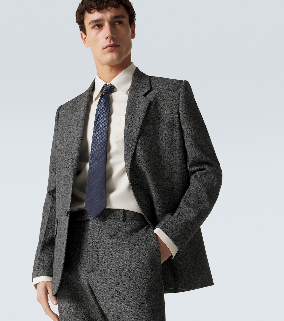 Krawatte GG aus Seiden-Jacquard | Gucci