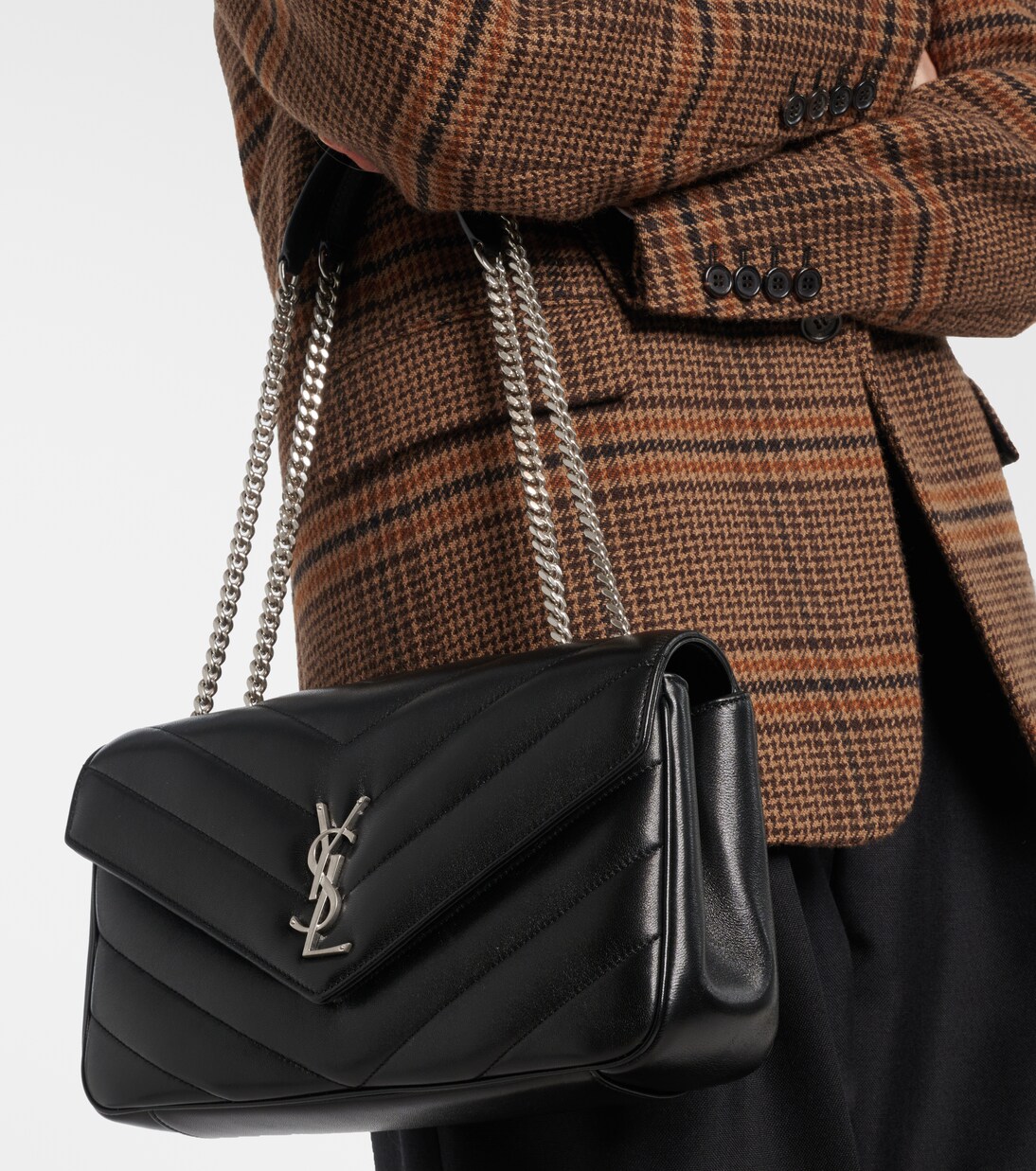 Loulou Medium leather shoulder bag | Saint Laurent