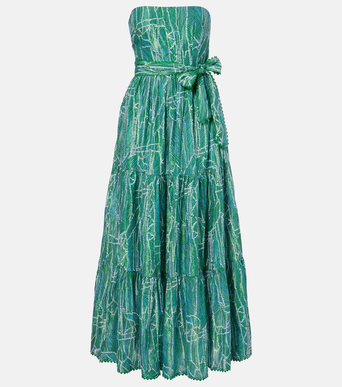 Vestido largo Thelma en mezcla de algodón | Poupette St Barth