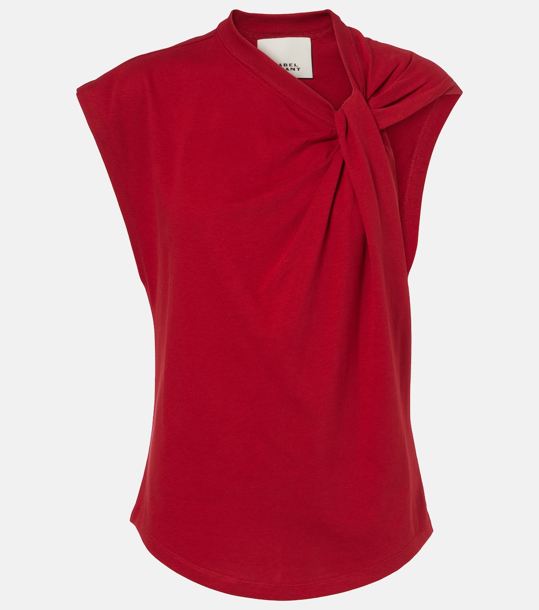Naydagz draped cotton jersey top | Isabel Marant