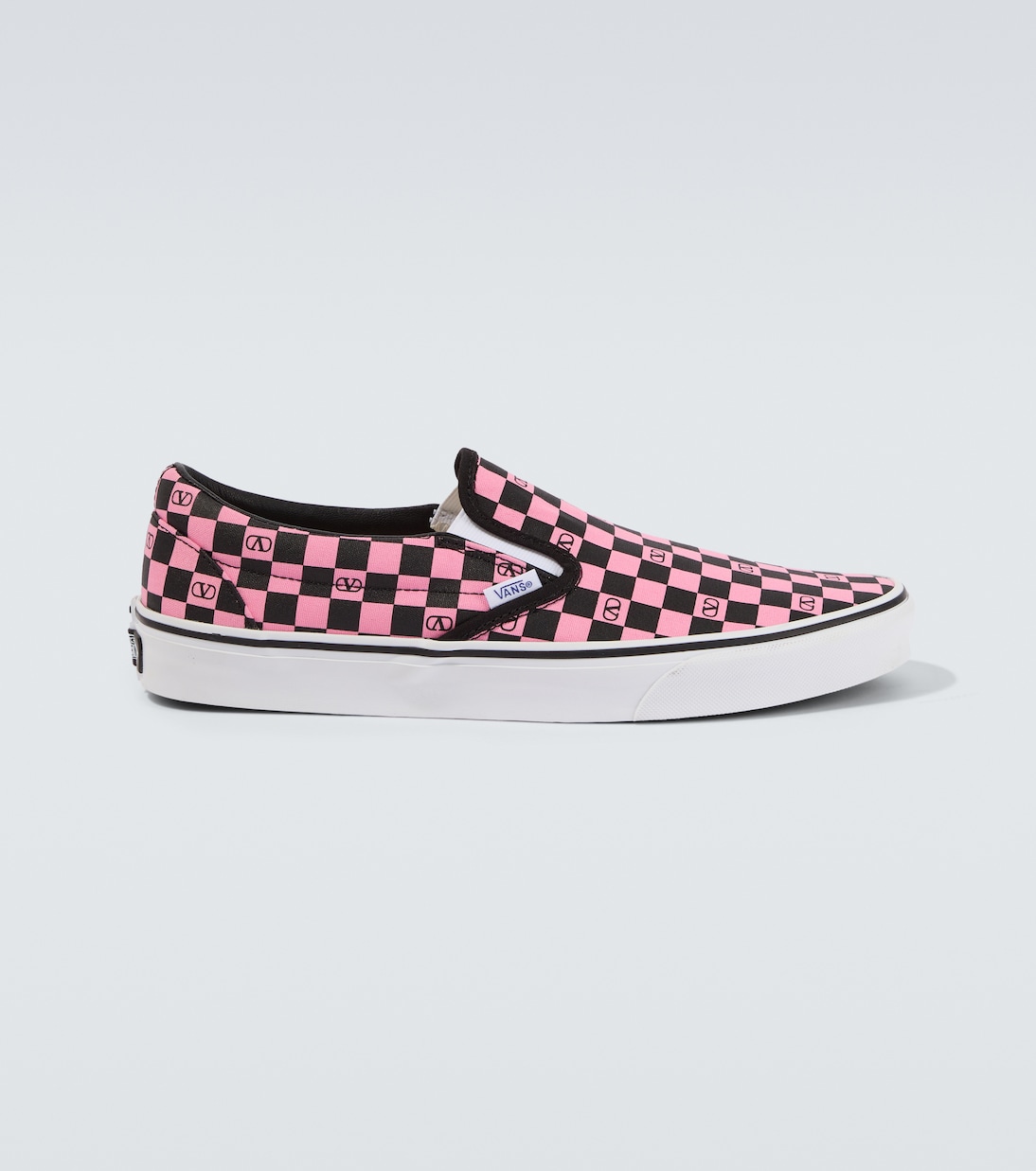 x Vans VLogo checked slip-on shoes | Valentino Garavani