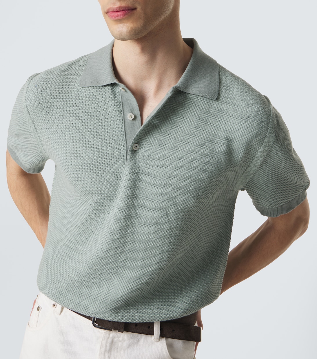 Cotton polo shirt | Canali