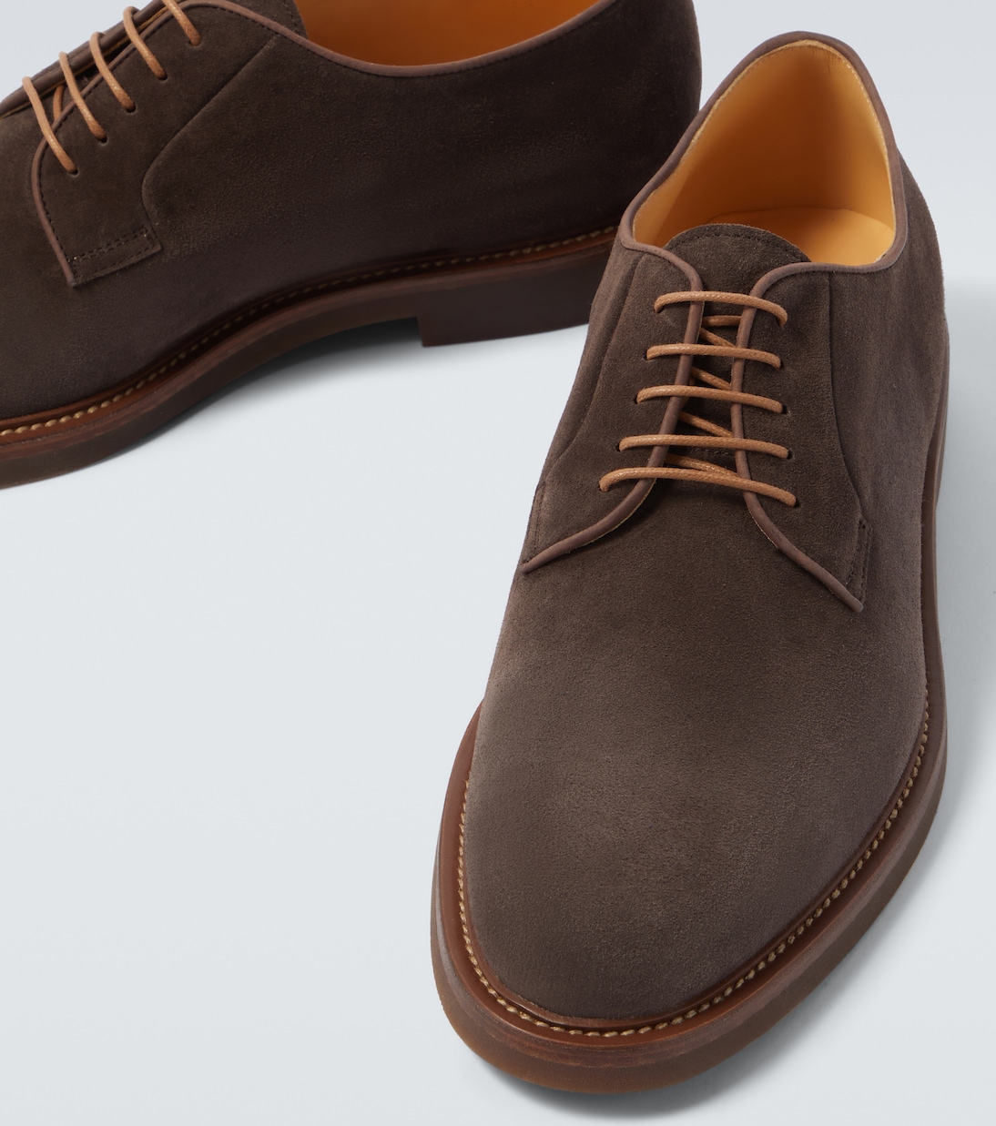 Suede Derby shoes | Brunello Cucinelli