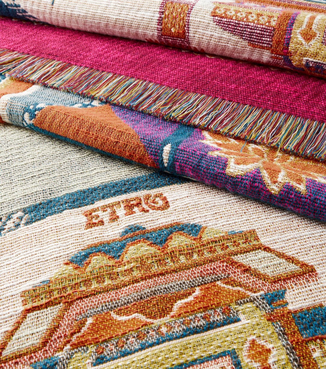 Shanti embroidered cotton throw | Etro