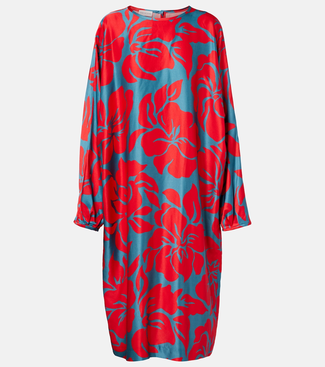 Midikleid aus Satin | Dries Van Noten