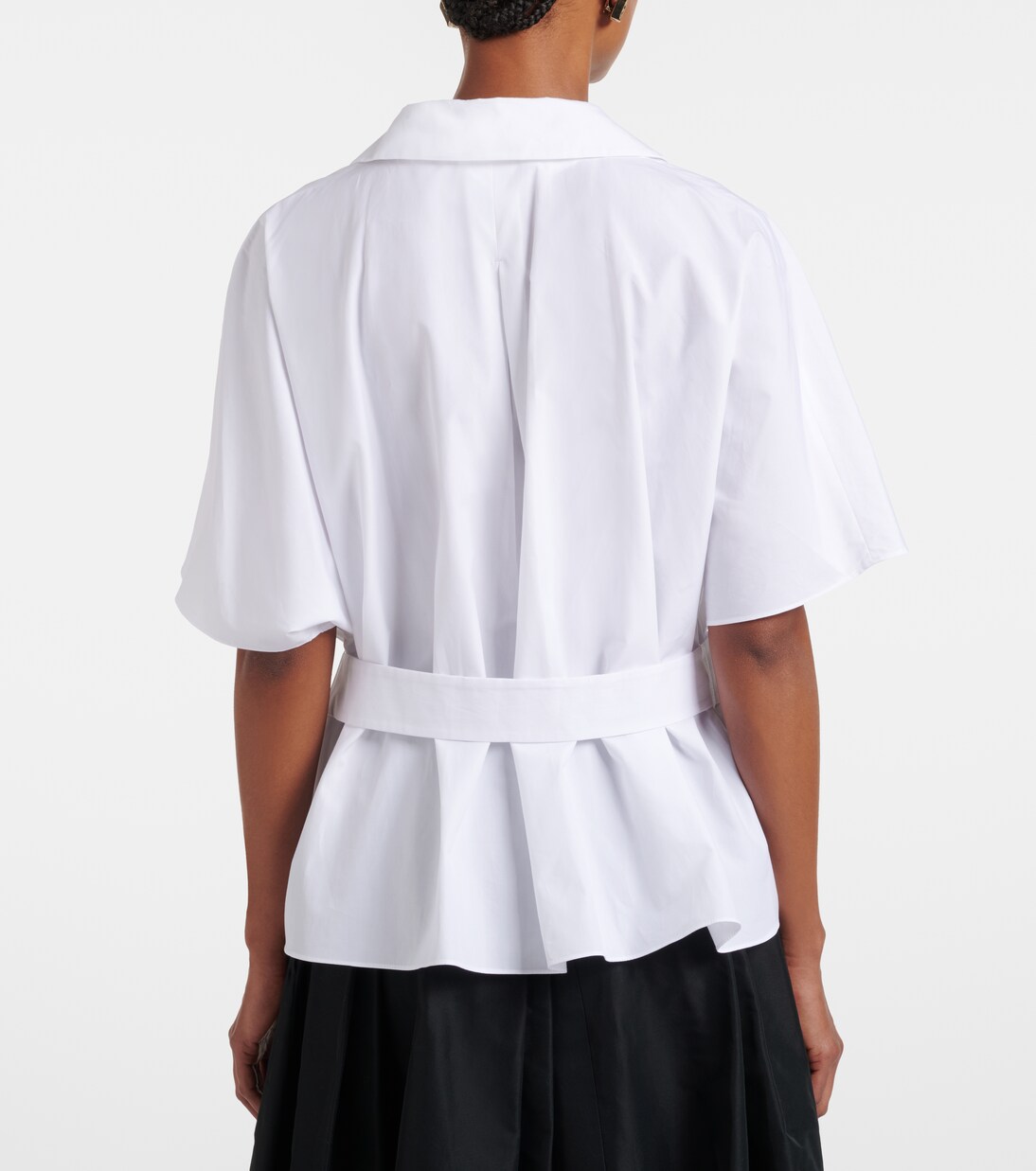 Carisma belted cotton poplin shirt | 'S Max Mara