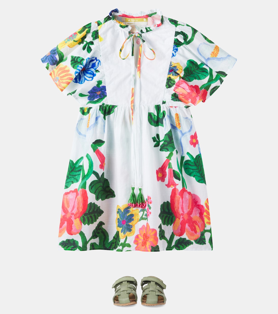 Floral cotton dress | Fábula