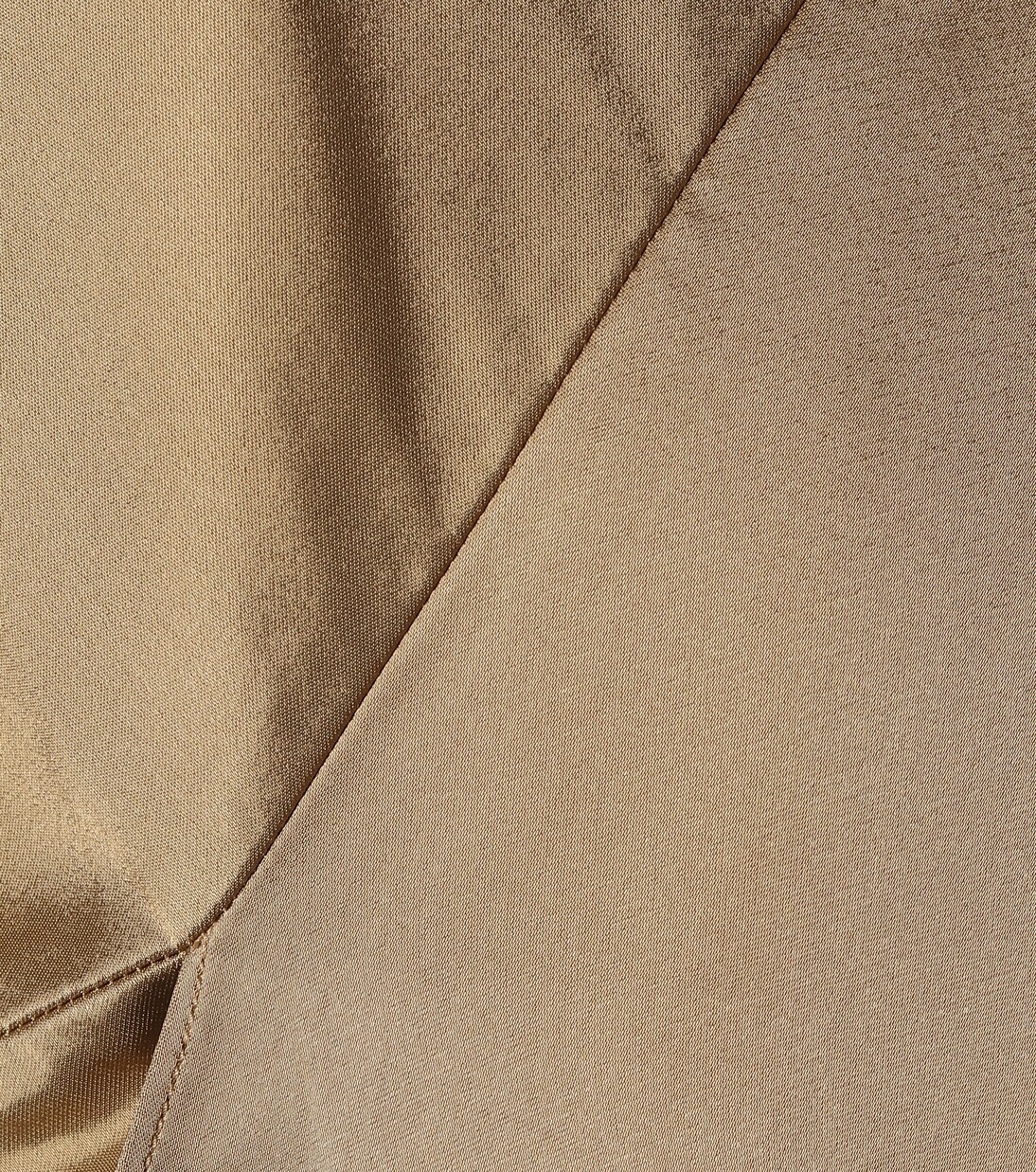 Top lencero Scarf de satén | Helmut Lang