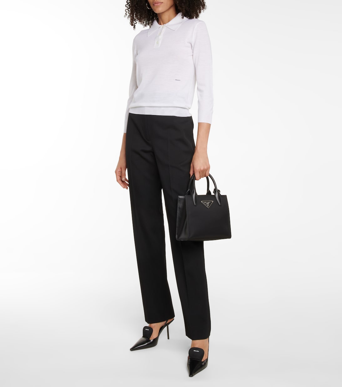 Polo in lana vergine | Prada