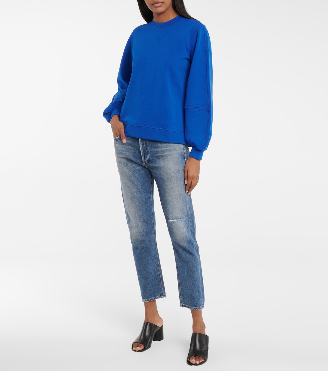 Corey distressed low-rise slim jeans | Citizens of Humanity