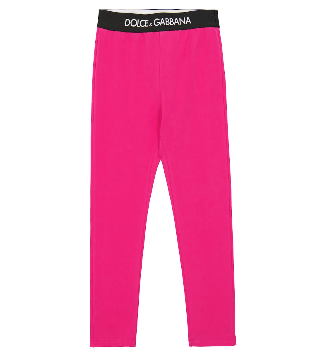 Logo stretch-cotton leggings | Dolce&Gabbana Kids