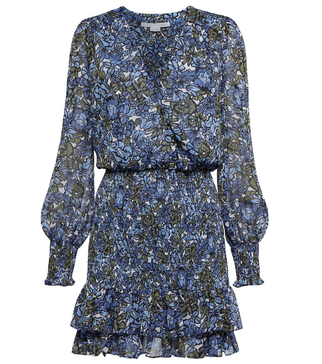 Saera floral shirred minidress | Veronica Beard
