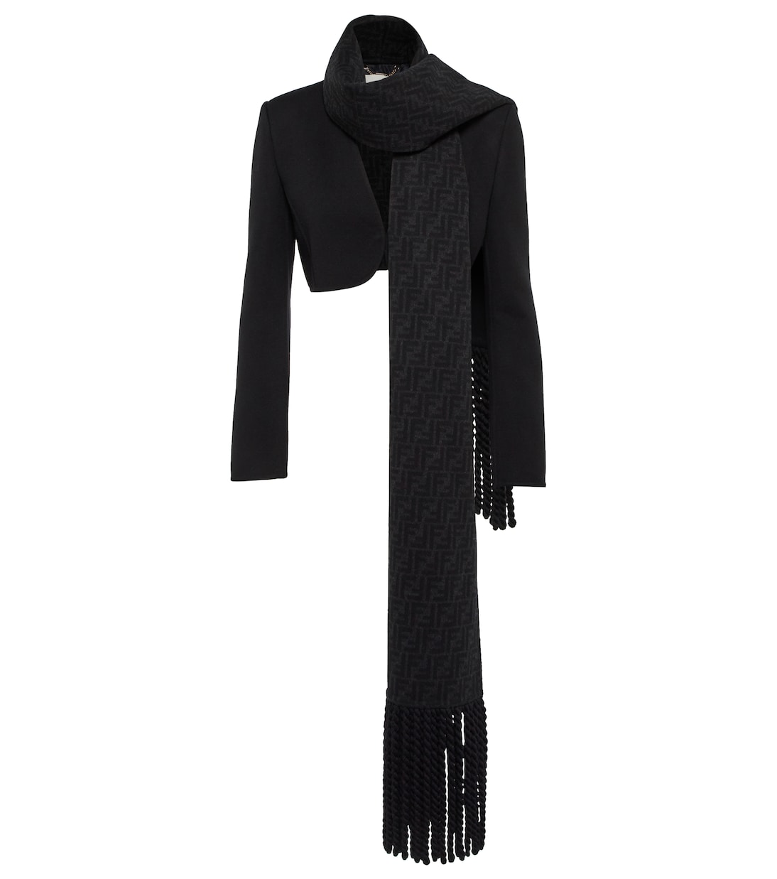 Cropped wool blazer | Fendi