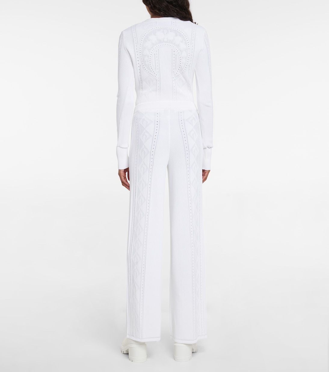 Weite High-Rise-Hose | Marine Serre