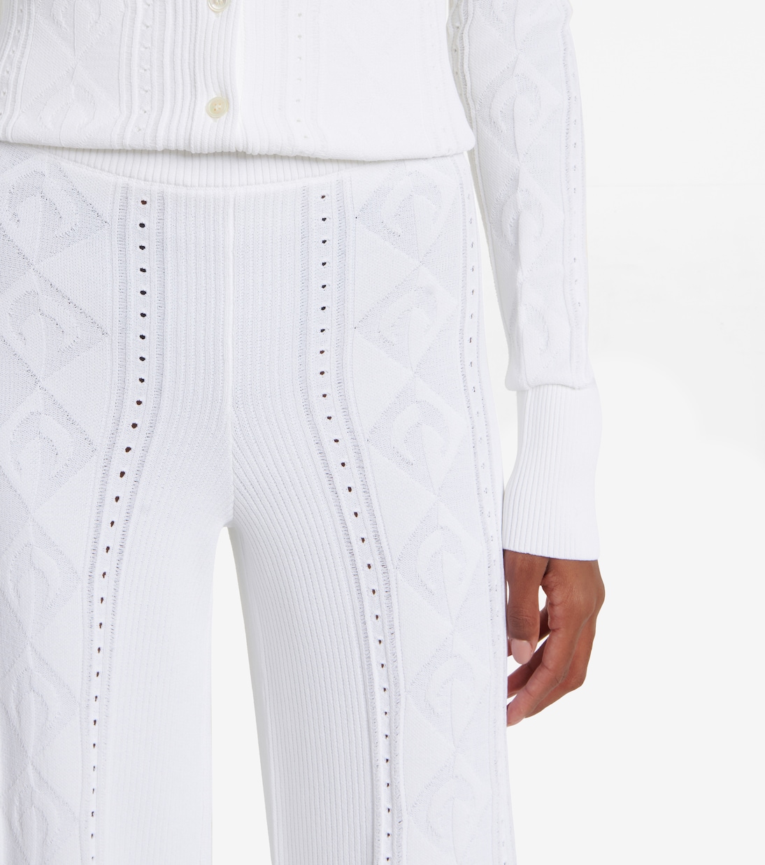 Weite High-Rise-Hose | Marine Serre