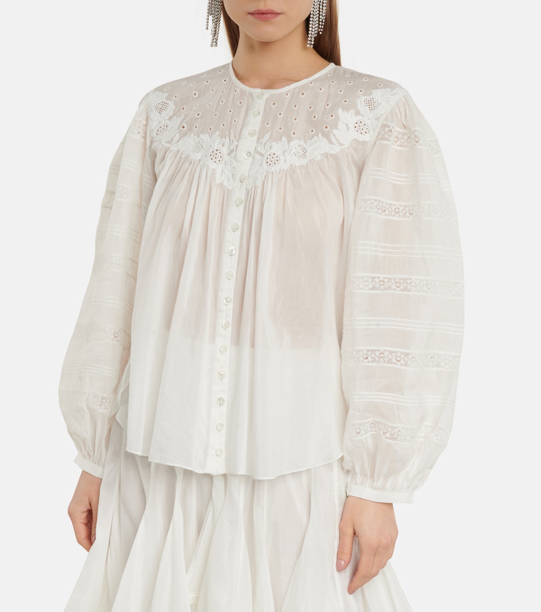 Gregoria cotton and silk blouse | Isabel Marant