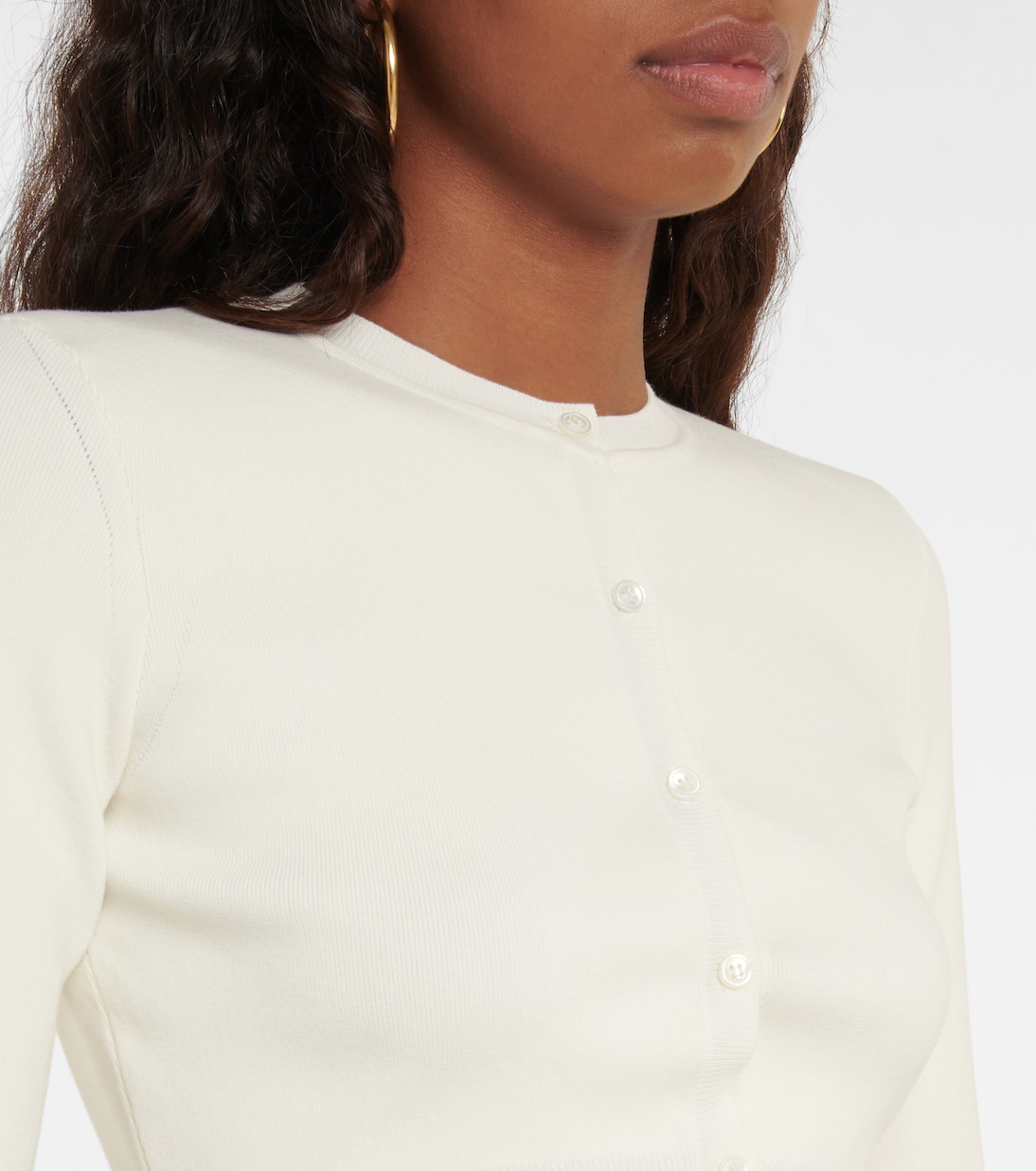 Cardigan cropped Renania in misto cotone | Max Mara