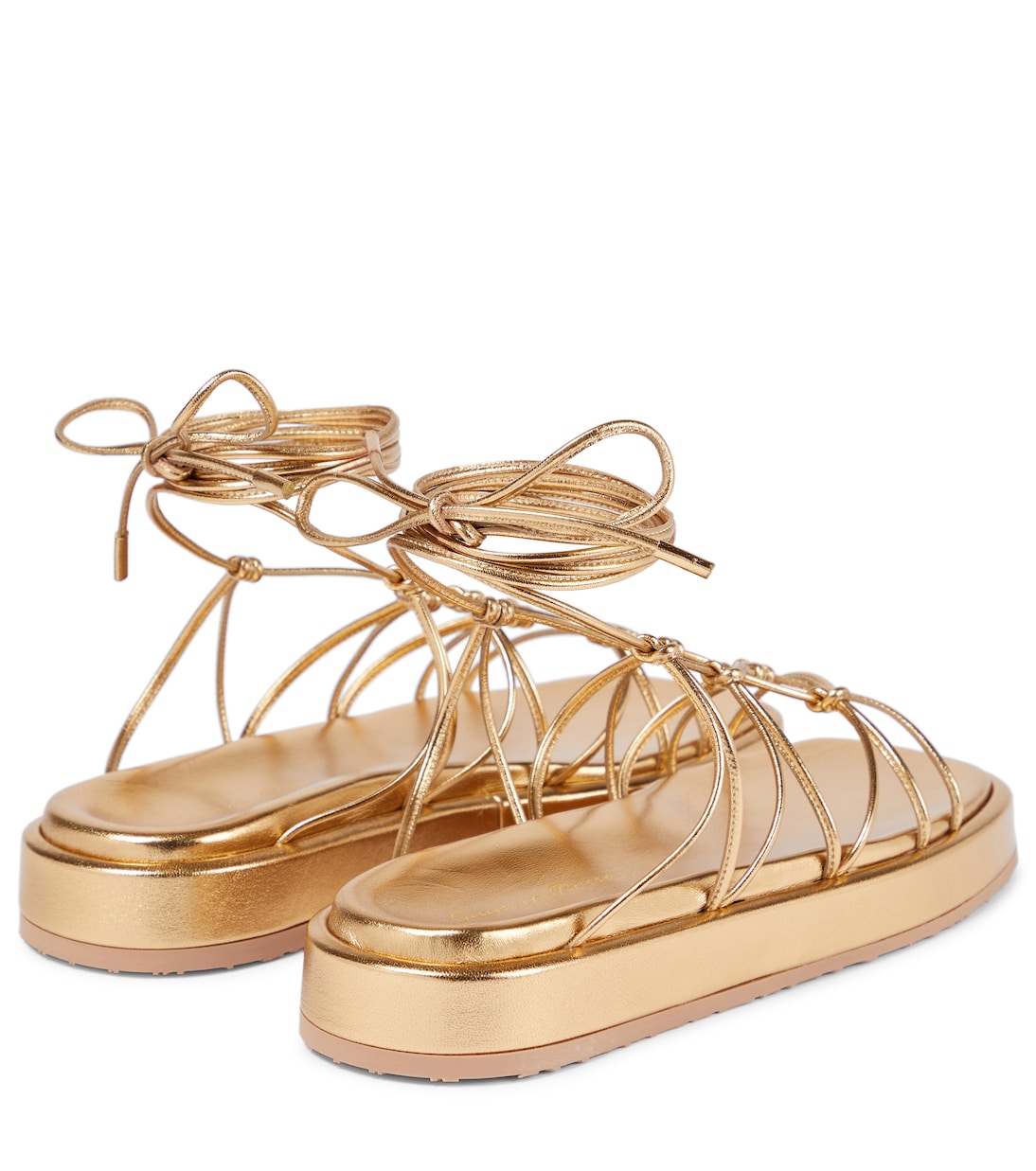 Sandali Minas in pelle con platform | Gianvito Rossi