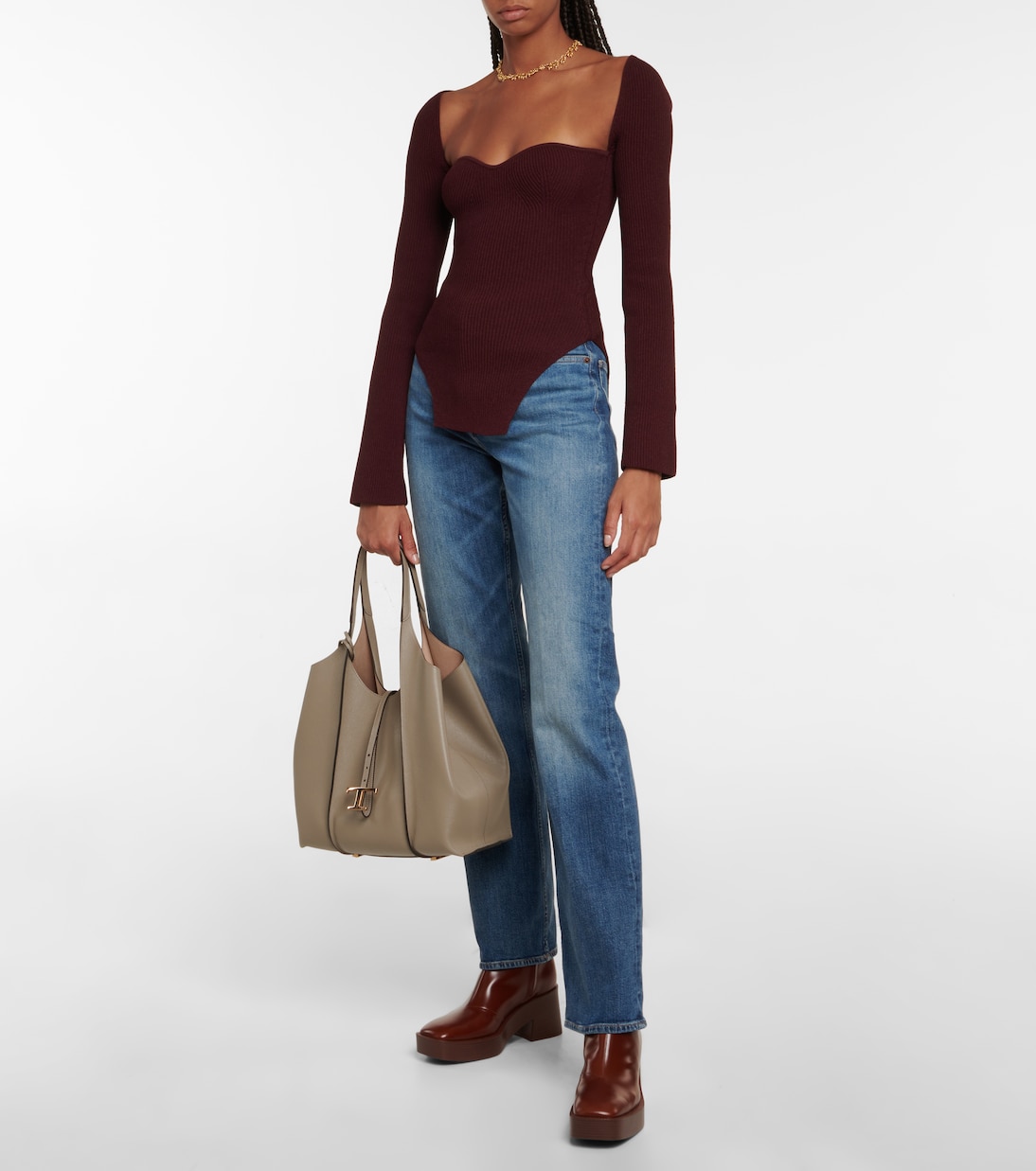 Stivaletti in pelle con plateau | Tod's