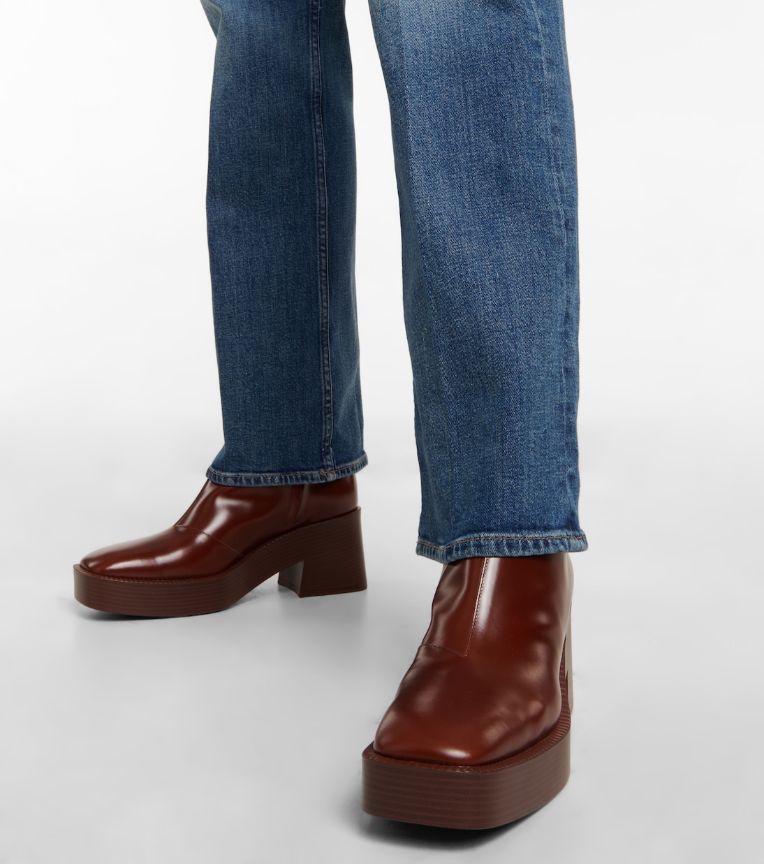 Stivaletti in pelle con plateau | Tod's