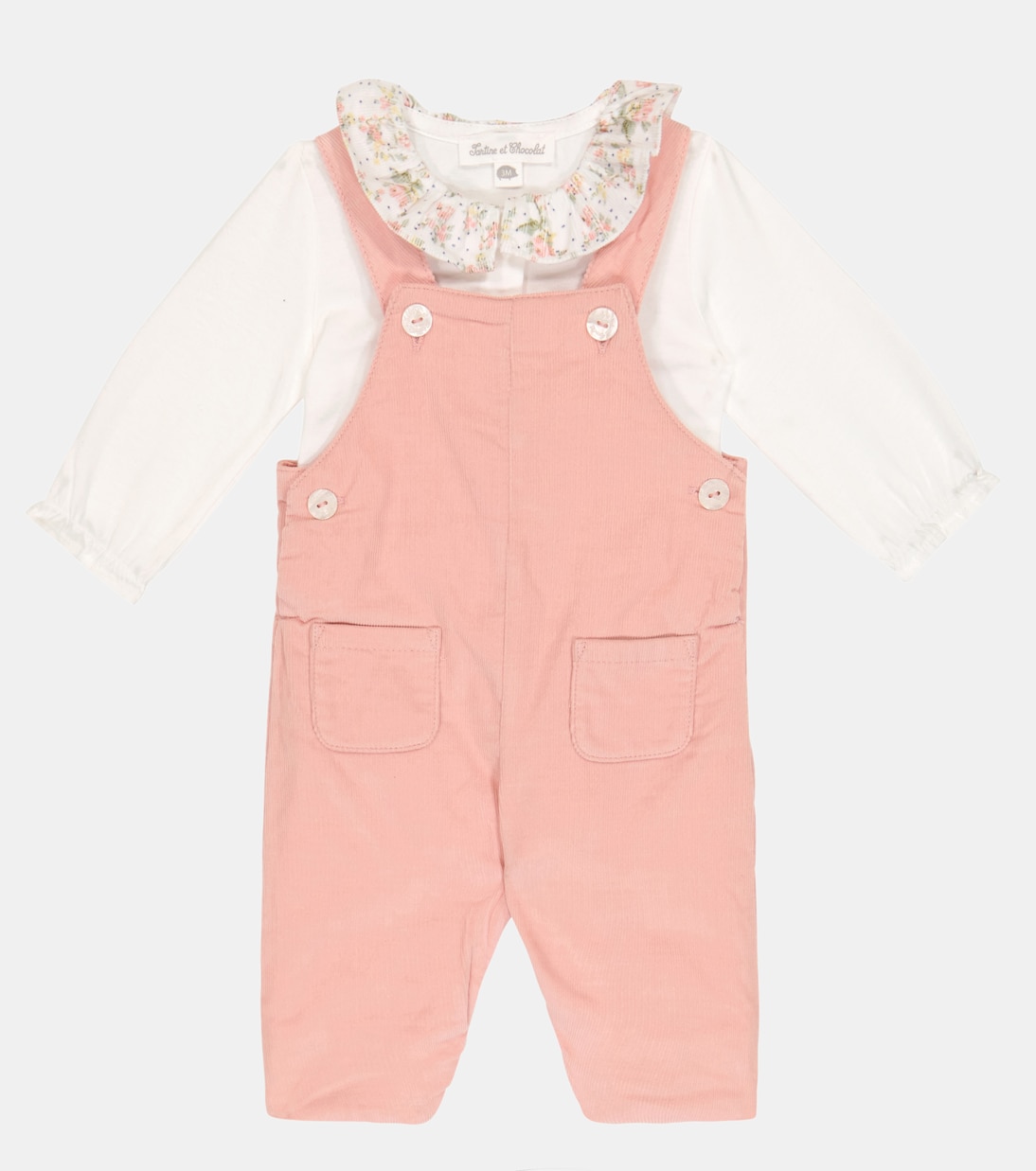Baby onesie and overalls set | Tartine et Chocolat
