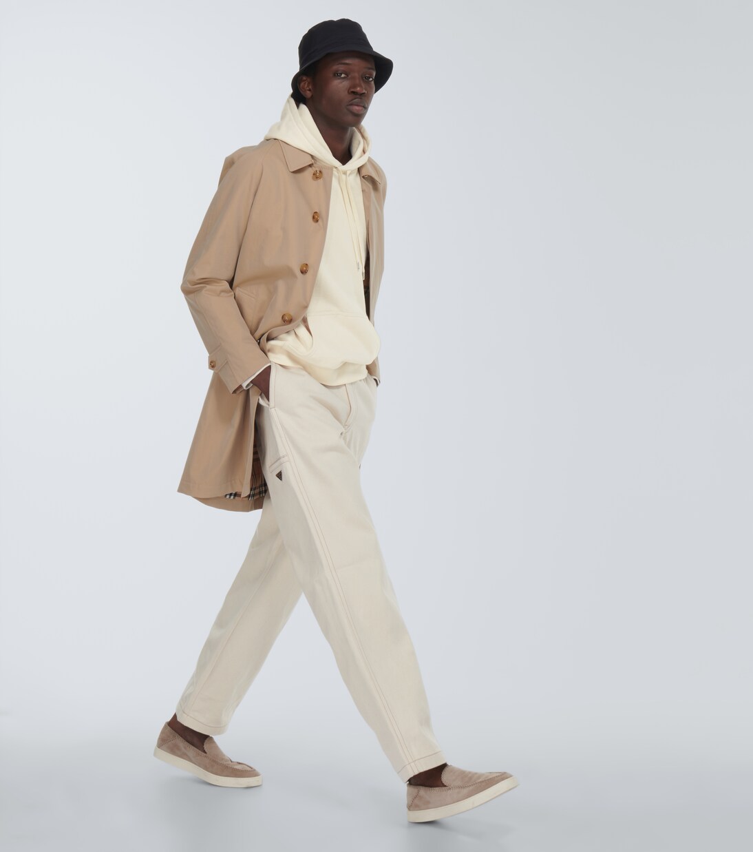 Felpa Overhead in cotone | Sunspel