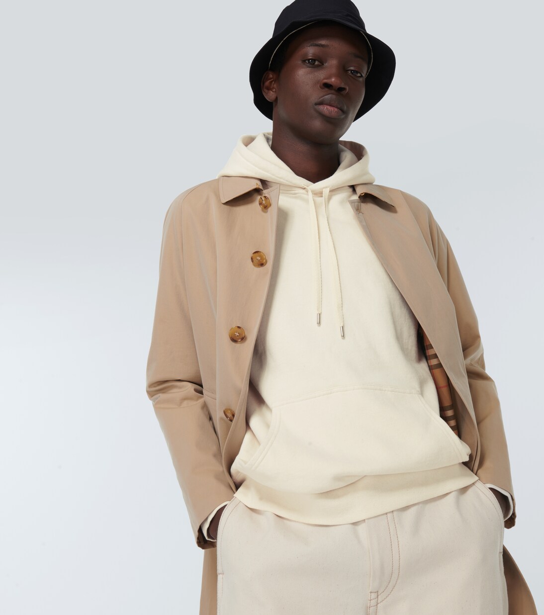 Felpa Overhead in cotone | Sunspel